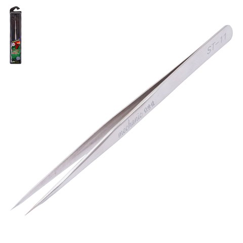 Pinzas para smd Mechanic ST 11, recta, 140 mm, super precision