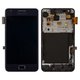 Дисплей для Samsung I9105 Galaxy S2 Plus, синий, с рамкой, Original (PRC)
