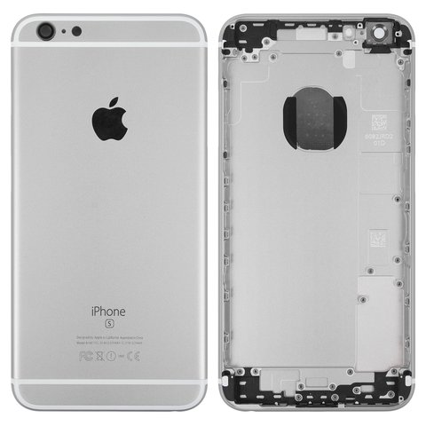 Корпус для iPhone 6S Plus, белый, с держателем SIM карты, с боковыми кнопками