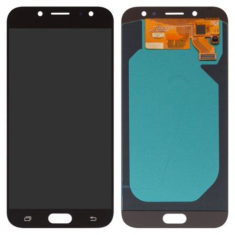 Дисплей для Samsung J730 Galaxy J7 2017 , черный, без логотипа, без рамки, High Copy, OLED 