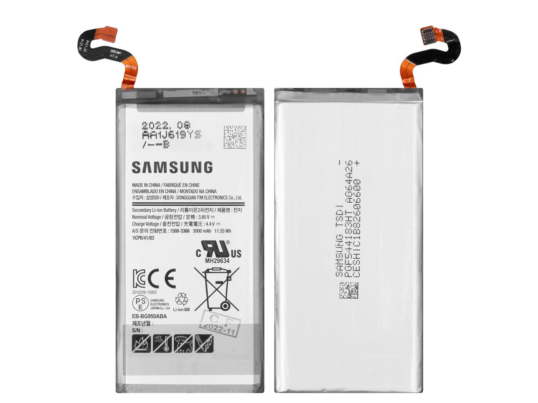 Аккумулятор EB-BG950ABA/EB-BG950ABE для Samsung G950 Galaxy S8, Li-ion,  3,85 B, 3000 мАч, Original (PRC), с разборки, після демонтажу