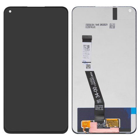 Дисплей для Xiaomi Redmi 10X 4G, Redmi Note 9, чорний, без рамки, Original, після демонтажу, M2003J15SC, M2003J15SG, M2003J15SS