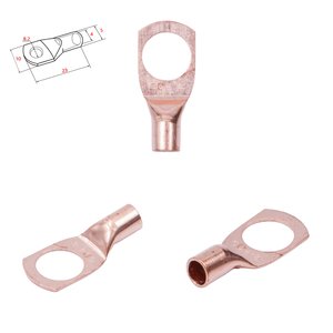 Наконечник SC4 8, 8 мм, кільцевий, мідний, 4 мм²