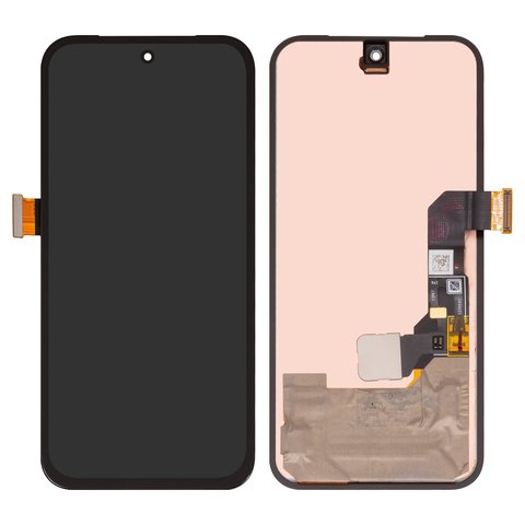 Дисплей для Google Pixel 8a, без рамки, Оригінал переклеєне скло , GKV4X, G6GPR, G8HHN, G576D
