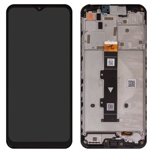 Дисплей для Motorola Moto G10 Power, Moto G10 XT2127, Moto G20 XT2128, Moto G30 XT2129, черный, с рамкой, Original PRC 