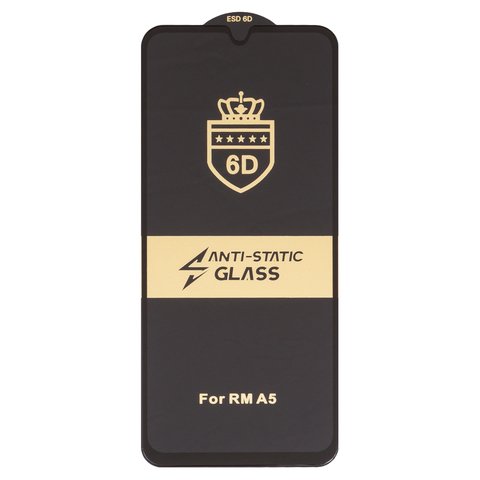 Защитное стекло ESD 6D для Xiaomi Redmi A5 4G, совместимо с чехлом, Full Glue, Anti Static, без упаковки , черный, EU version