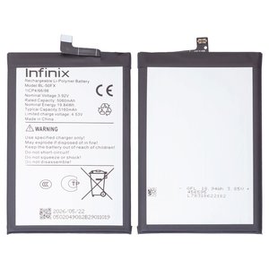 Акумулятор BL 50FX для Infinix Hot 60 Pro X6885 , Hot 60i 4G X6728 , Li Polymer, 3,92 B, 5160 мАг, Original PRC 