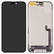 Дисплей для iPhone 16 Plus, черный, с рамкой, High Copy, без ошибки, (OLED) soft diagnosable, DD-OLED