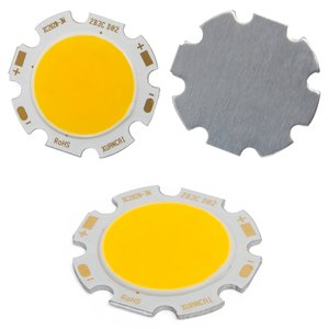 COB LED модуль 3 Вт (теплый белый, 250 лм, 28 мм, 300 мА, 9-12 В) COB LED модуль 3 Вт (теплый белый, 250 лм, 28 мм, 300 мА, 9-12 В)