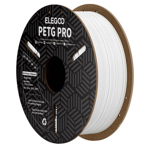 Филамент ELEGOO PETG PRO, белый white , 1 кг